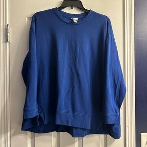 Women's Plus Blue Longsleeve